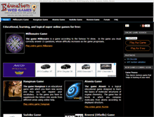 Tablet Screenshot of educationwebgames.com